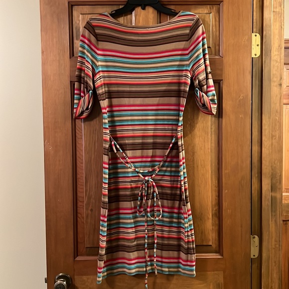 Ralph Lauren Women’s Medium Multicolor Striped Dress - Picture 3 of 3